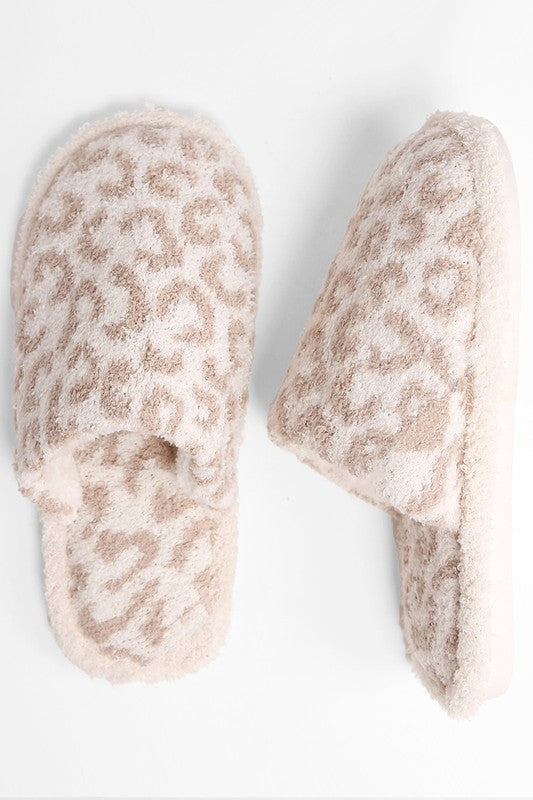 Luxury Soft Leopard Pattern Slipper