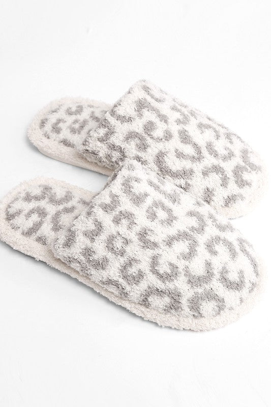 Luxury Soft Leopard Pattern Slipper