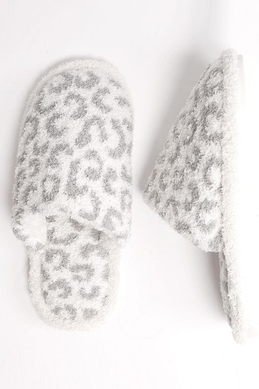 Luxury Soft Leopard Pattern Slipper