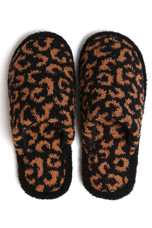 Luxury Soft Leopard Pattern Slipper