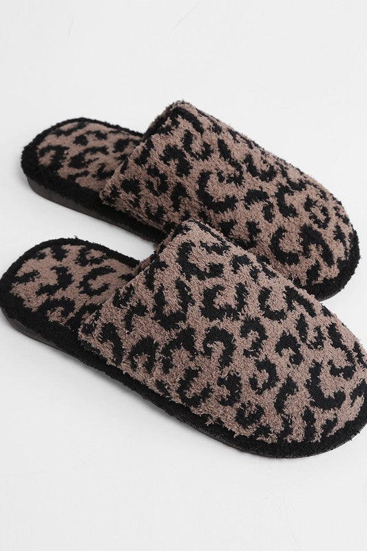 Luxury Soft Leopard Pattern Slipper