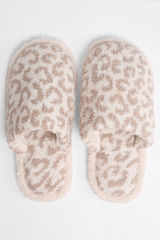 Luxury Soft Leopard Pattern Slipper