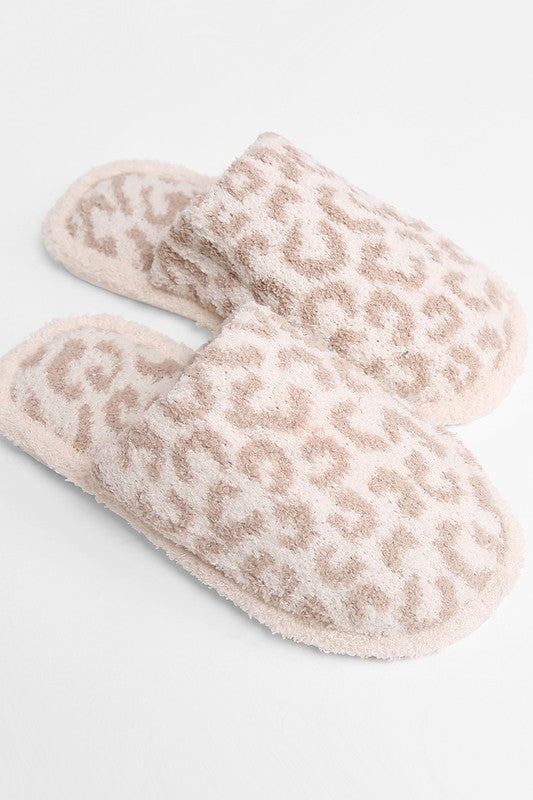 Luxury Soft Leopard Pattern Slipper