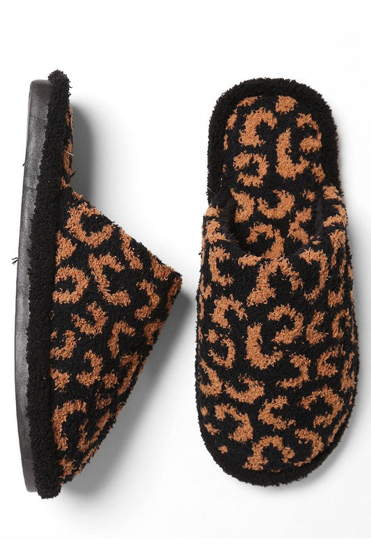 Luxury Soft Leopard Pattern Slipper