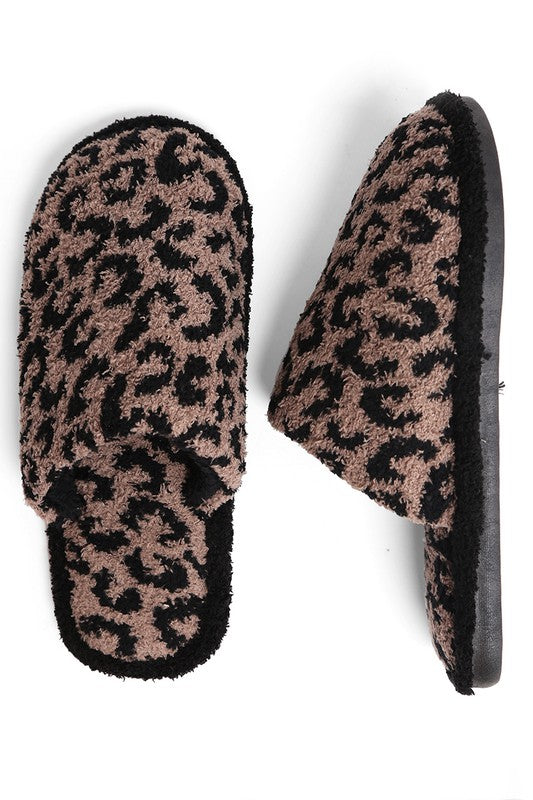 Luxury Soft Leopard Pattern Slipper