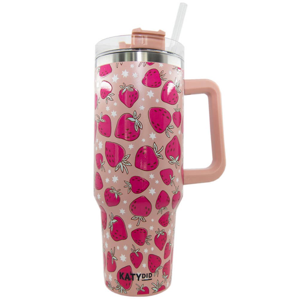 Strawberries Printed Tumbler