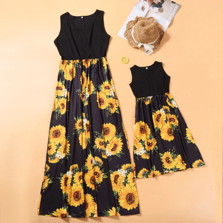 Sunflower Mommy & Me Maxi Dress