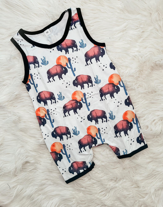 Buffalo Cactus Tank Romper RTS