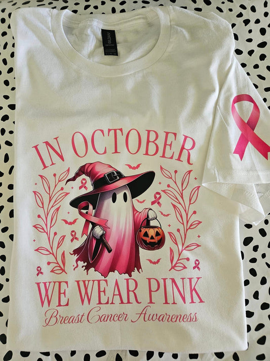 In October We Wear Pink Tee