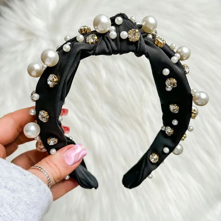 Pearl Rhinestone Headband