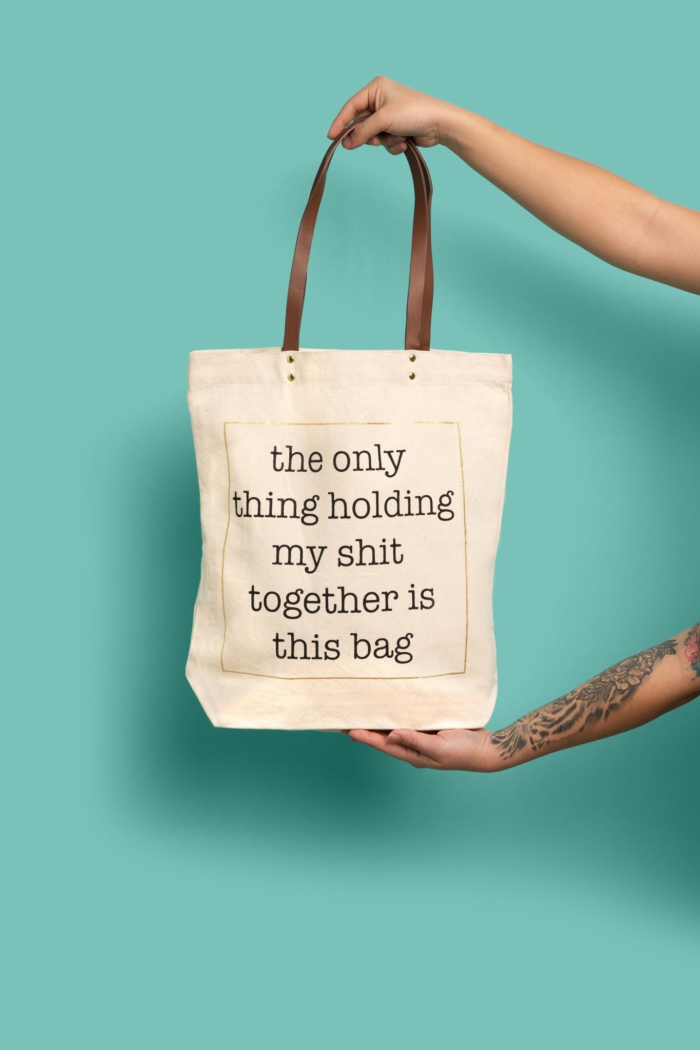 Holding My Shit Together Tote Bag