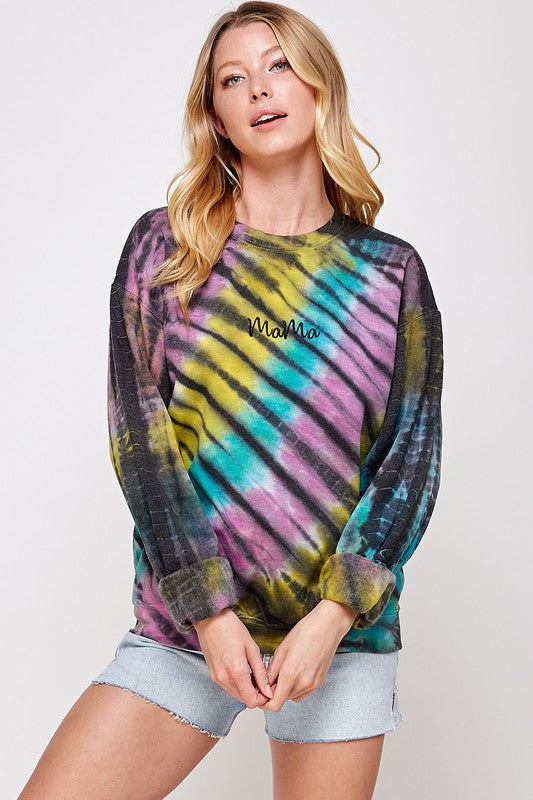 MAMA Graphic Print Women Top