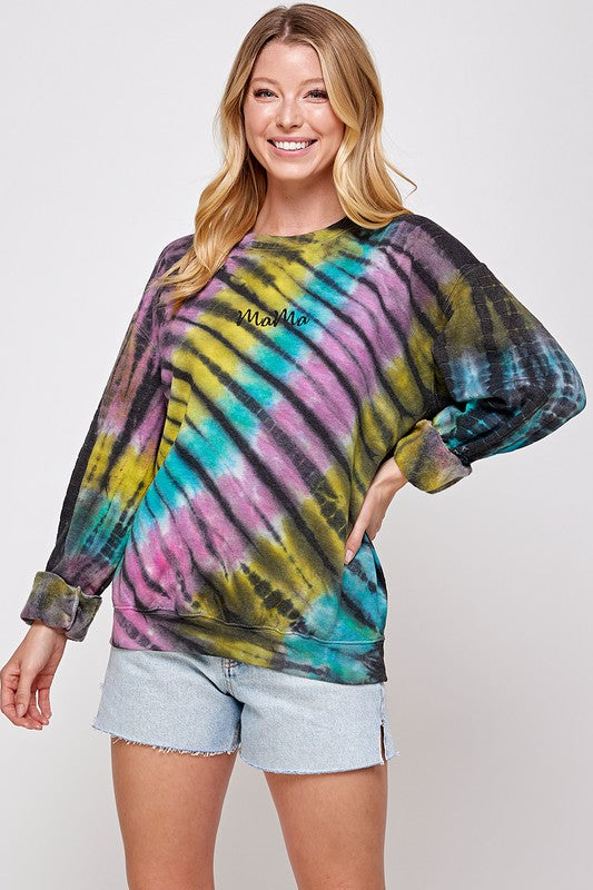 MAMA Graphic Print Women Top