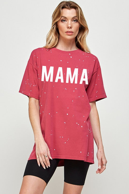 MAMA Graphic Print Women Top