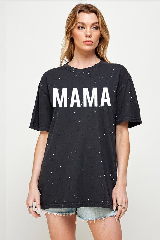 MAMA Graphic Print Women Top