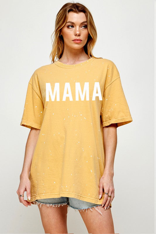 MAMA Graphic Print Women Top