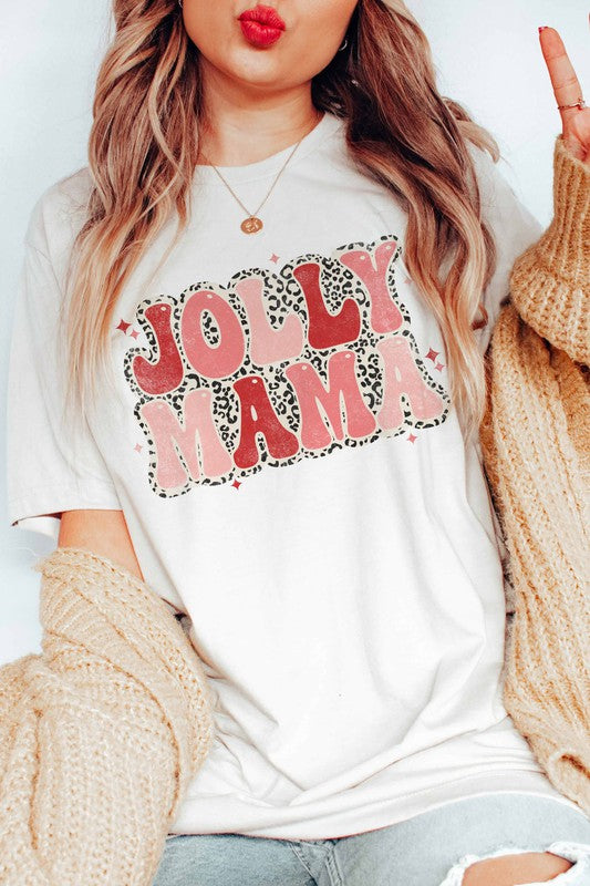 JOLLY MAMA GRAPHIC TEE PLUS SIZE