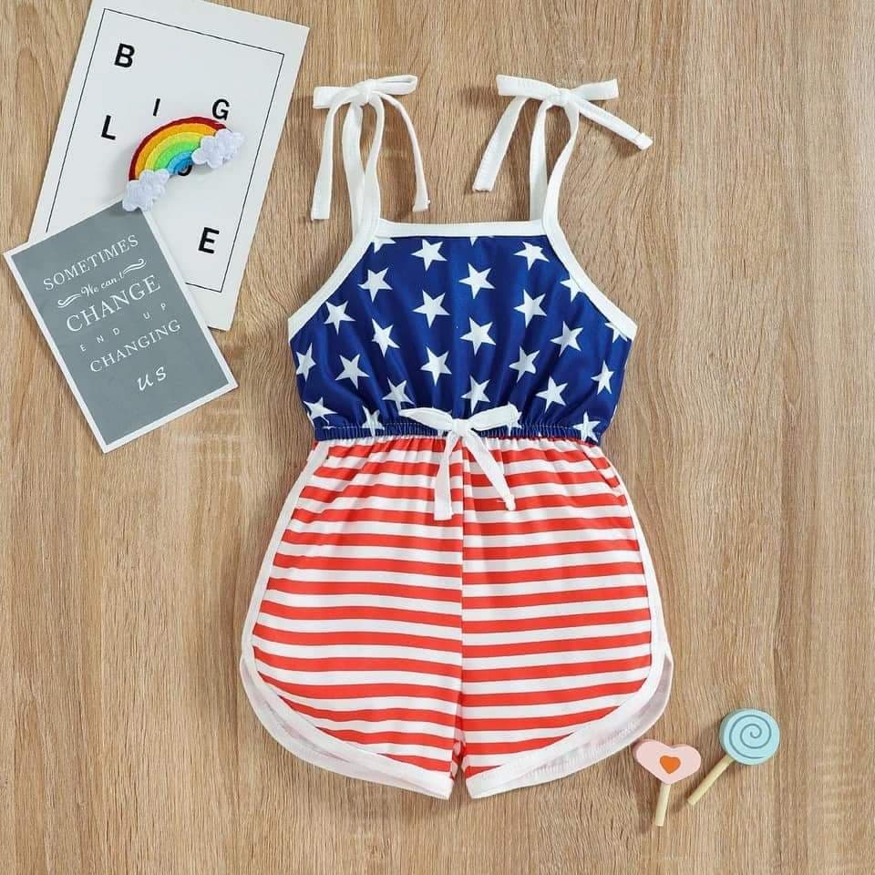 Stars and Stripes Romper