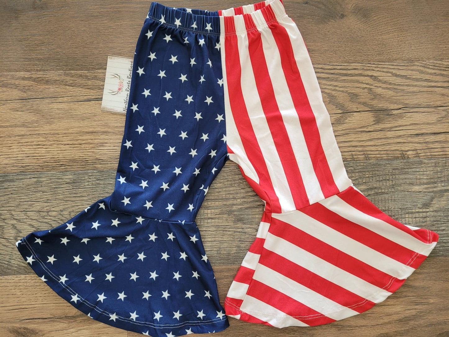 Flag Bell Bottom Pants