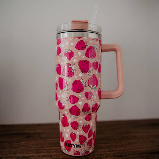 Strawberries Printed Tumbler