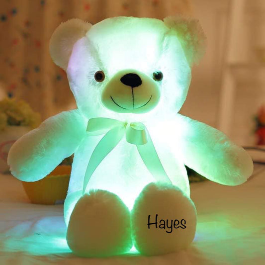 Personalized Light Up Teddy Bear- closes 12/16 guaranteed for valentines day