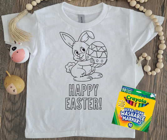 DIY Easter Coloring Tee's!