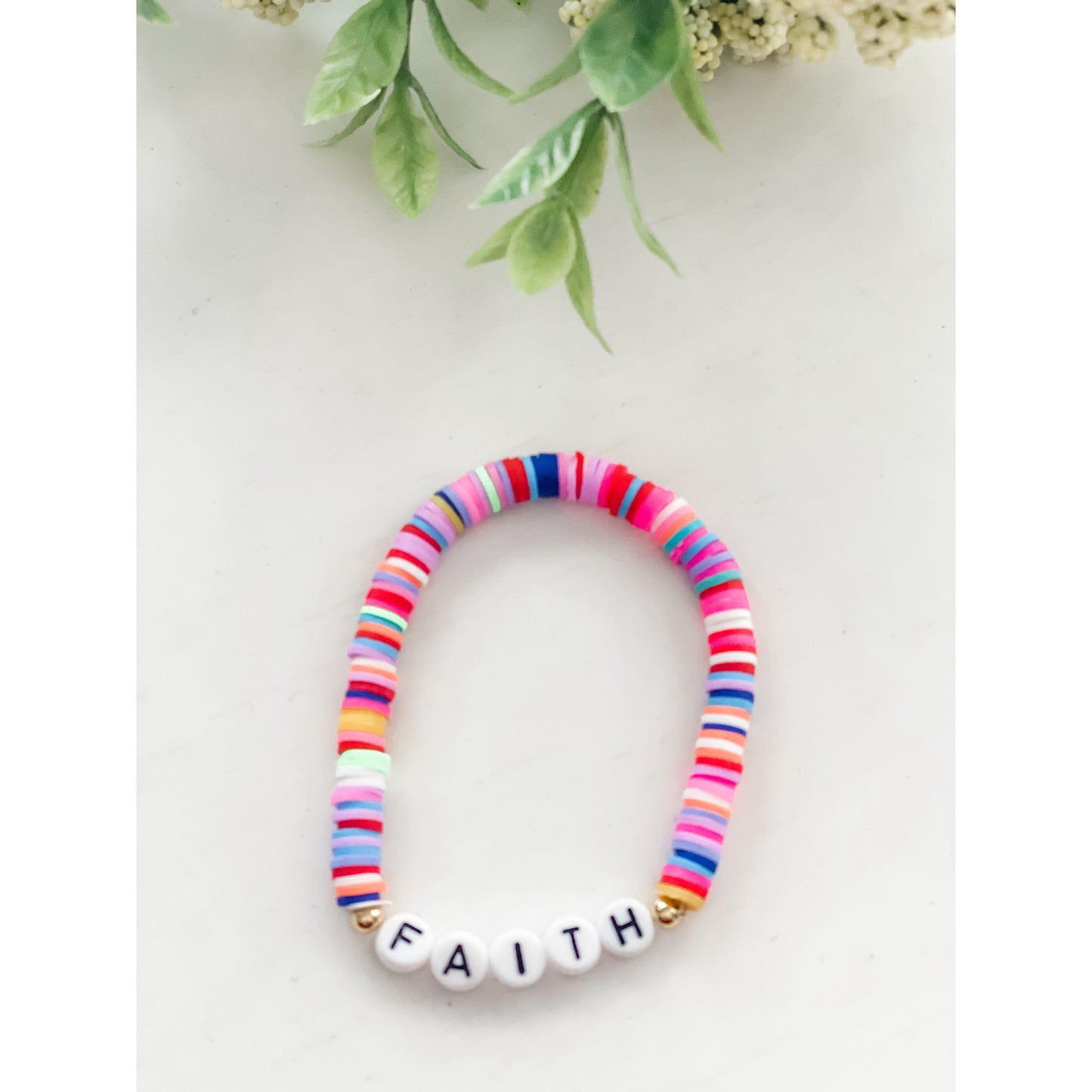 Rainbow Disc Bracelet