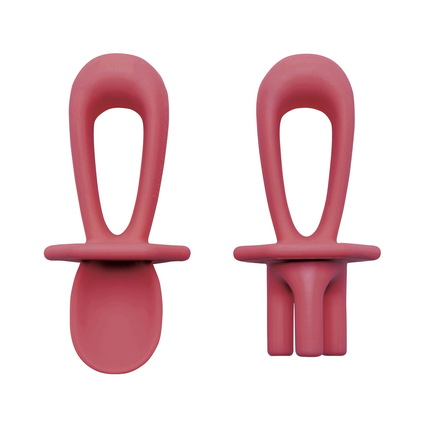 Silicone Training Utensils - Rose