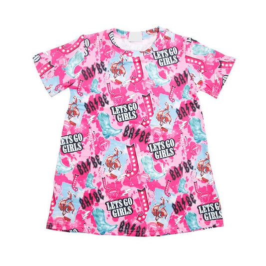 Let's Go Girls T-Shirt Dress