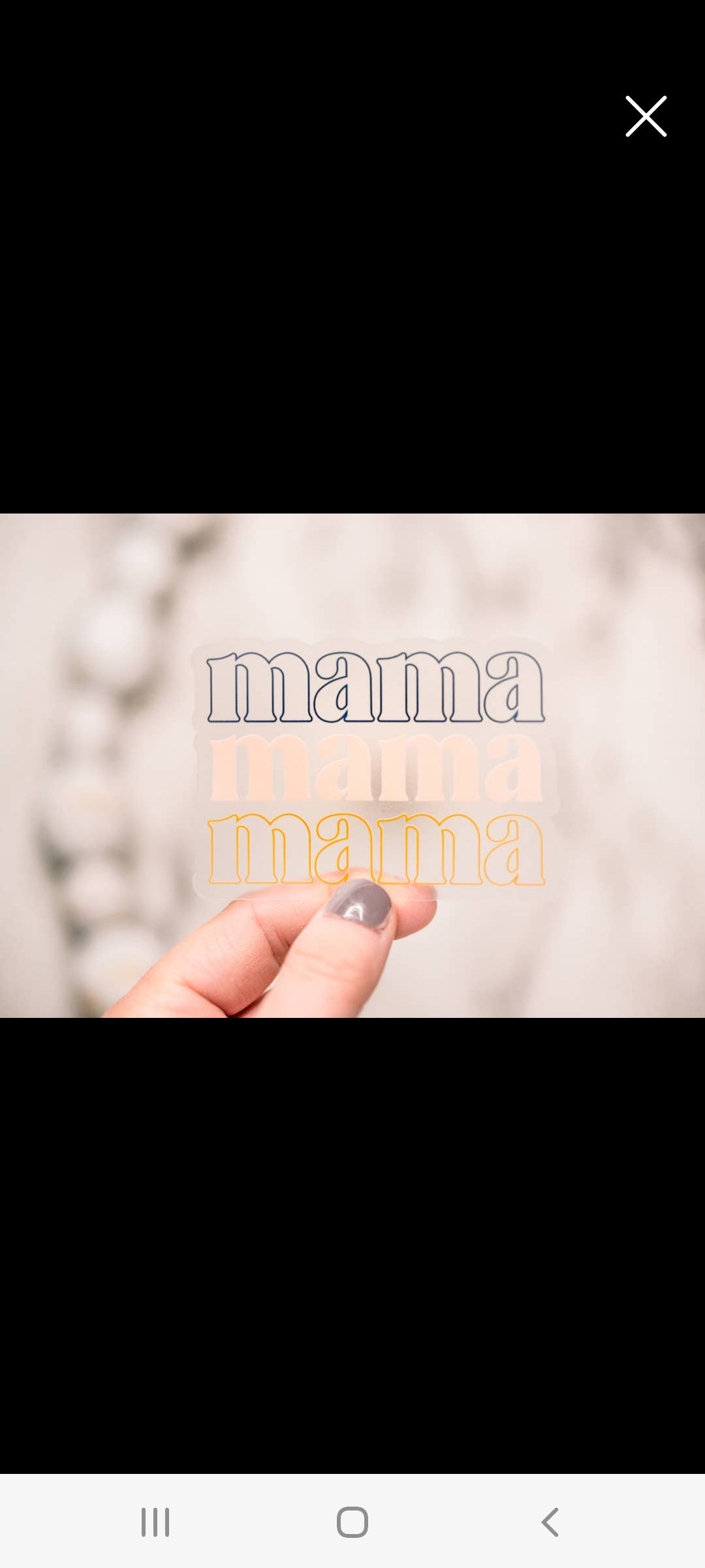 Stacked Mama Sticker