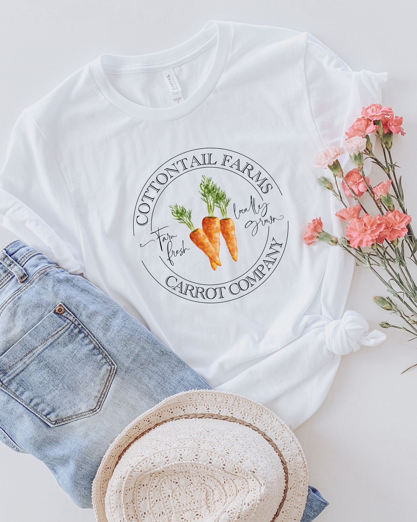 COTTONTAIL FARMS TEE (BELLA CANVAS)