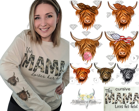 This MAMA Loves Her Herd - Long Sleeve