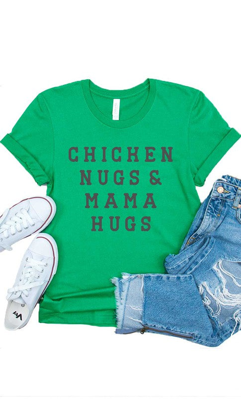 Chicken Nugs and Mama Hugs Kids Graphic Tee