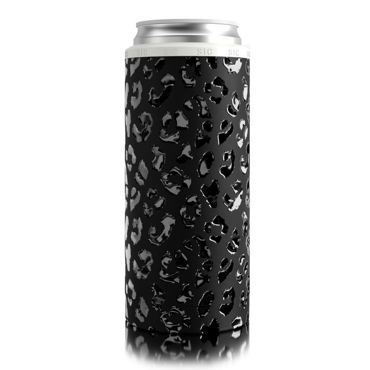 SIC Slim Can Cooler Leopard Eclipse