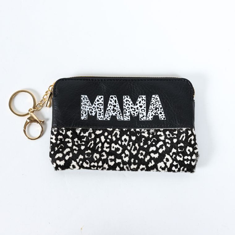 Wild Mama Leopard Card Holder